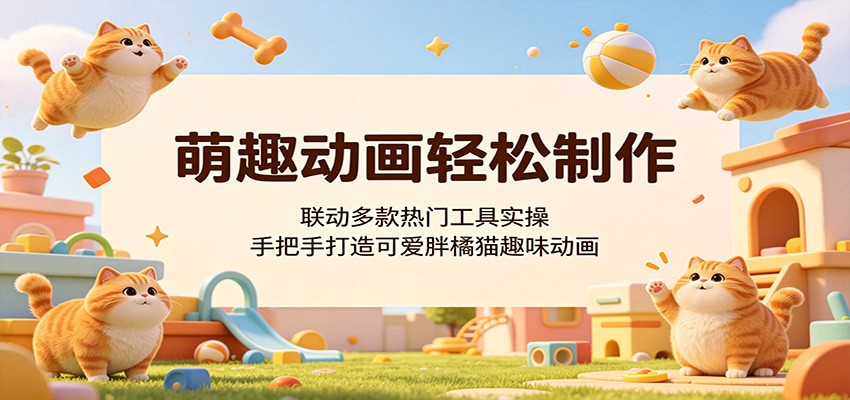 豆包AI+即梦+剪映做胖橘猫动画，从脚本、素材到配音剪辑全流程，零基础也能做萌宠短视频 - 缩略图