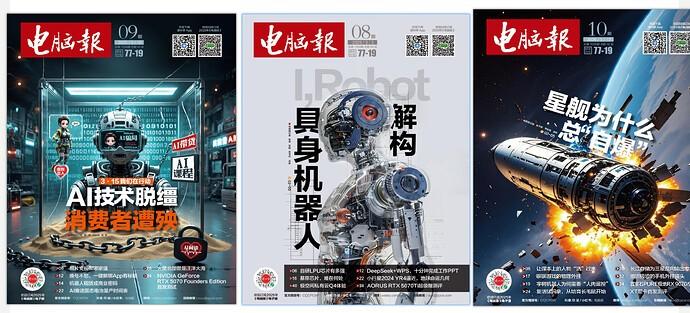 2025年电脑报第1到10期合集，从新能源车、CES到DeepSeek和星舰的科技盘点 - 缩略图