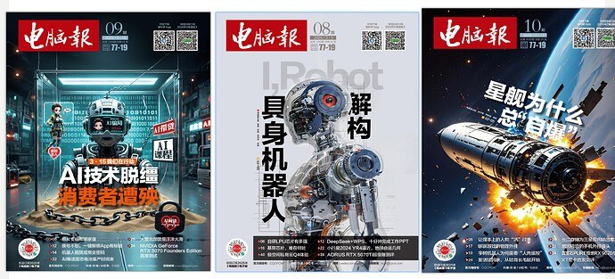 2025年电脑报第1到10期合集，从新能源车、CES到DeepSeek和星舰的科技盘点 - 缩略图