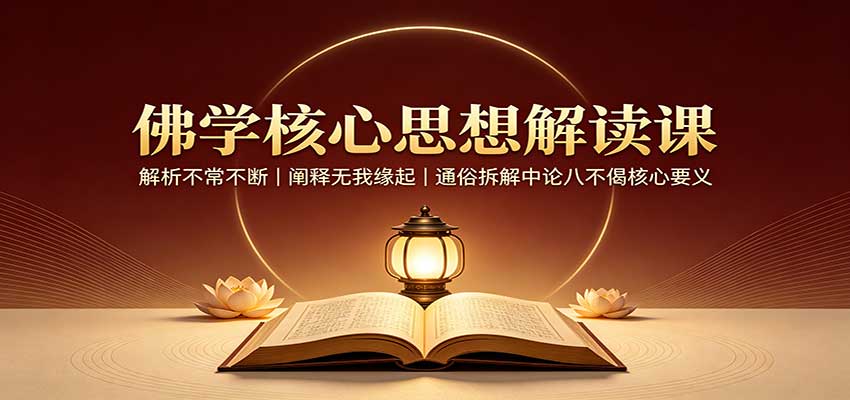 佛学通俗解读第二弹，无我为何仍担因果，不常不断与中论八不偈核心要义拆解 - 缩略图