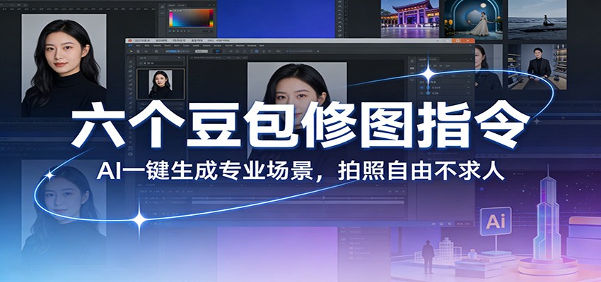 豆包AI修图6个指令，一键生成专业场景，不用租棚也不用跑外景 - 缩略图