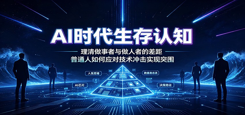 AI时代生存认知，做事者与做人者的差距在哪，普通人怎么在贵金属和AI趋势下突围 - 缩略图