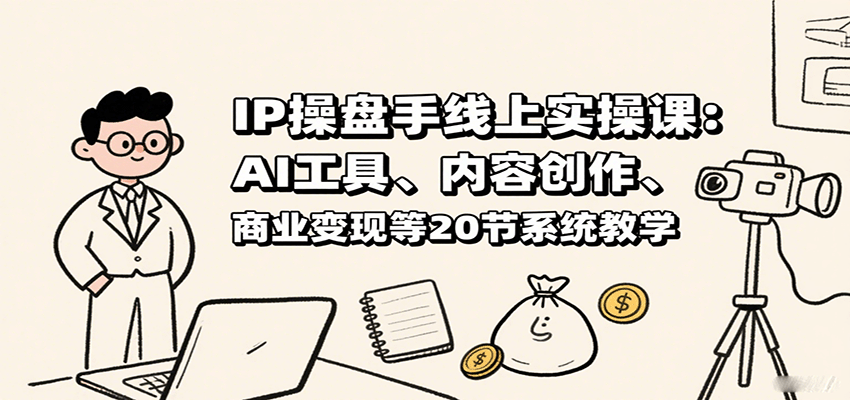 AI数字人短视频实操课20节,从数字人定制、爆款拆解到商业变现 - 缩略图