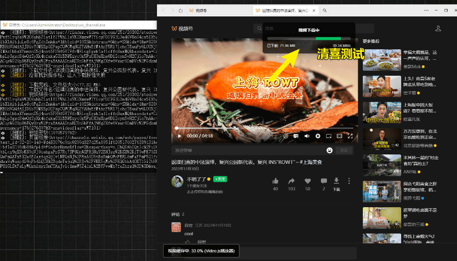 微信视频号下载工具wx_channel，打开页面自动注入下载按钮，视频和直播回放一键保存，Win和Mac都能用 - 插图 2