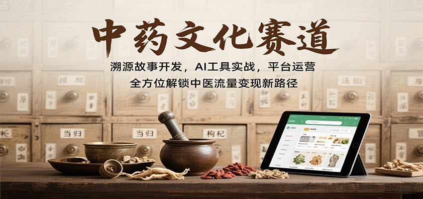中药文化短视频赛道,45条作品涨粉13万,AI工具做古籍故事、三段式剧本,橱窗变现1万+实操拆解 - 缩略图