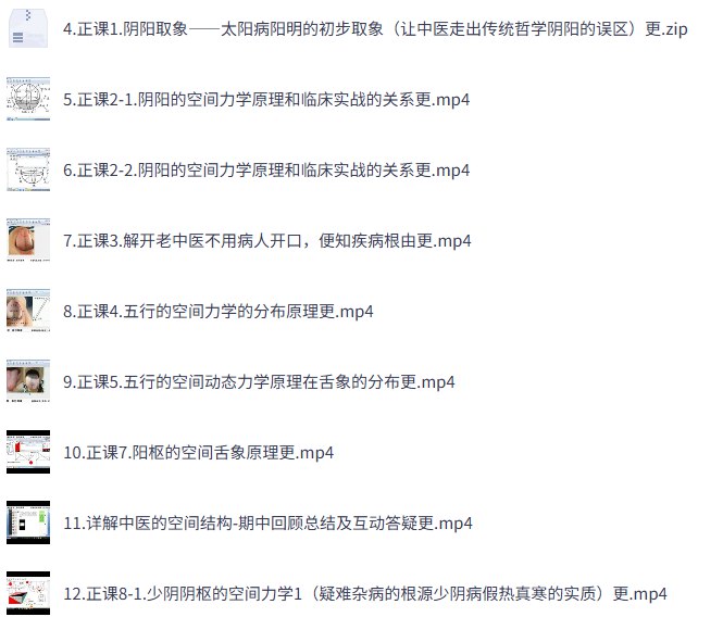 六经伤寒舌象辩证教程，30集完整版立体舌象解析与辩证技巧 - 缩略图