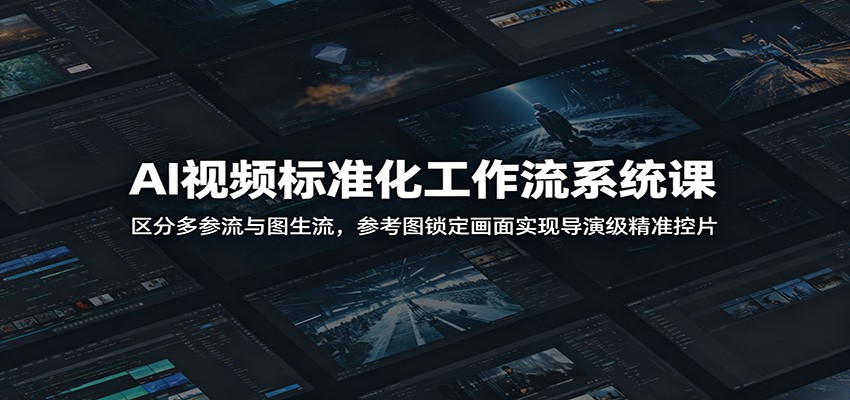 AI视频图生流标准化工作流，五类参考图锁定画面，从随机生成到导演级控片 - 缩略图