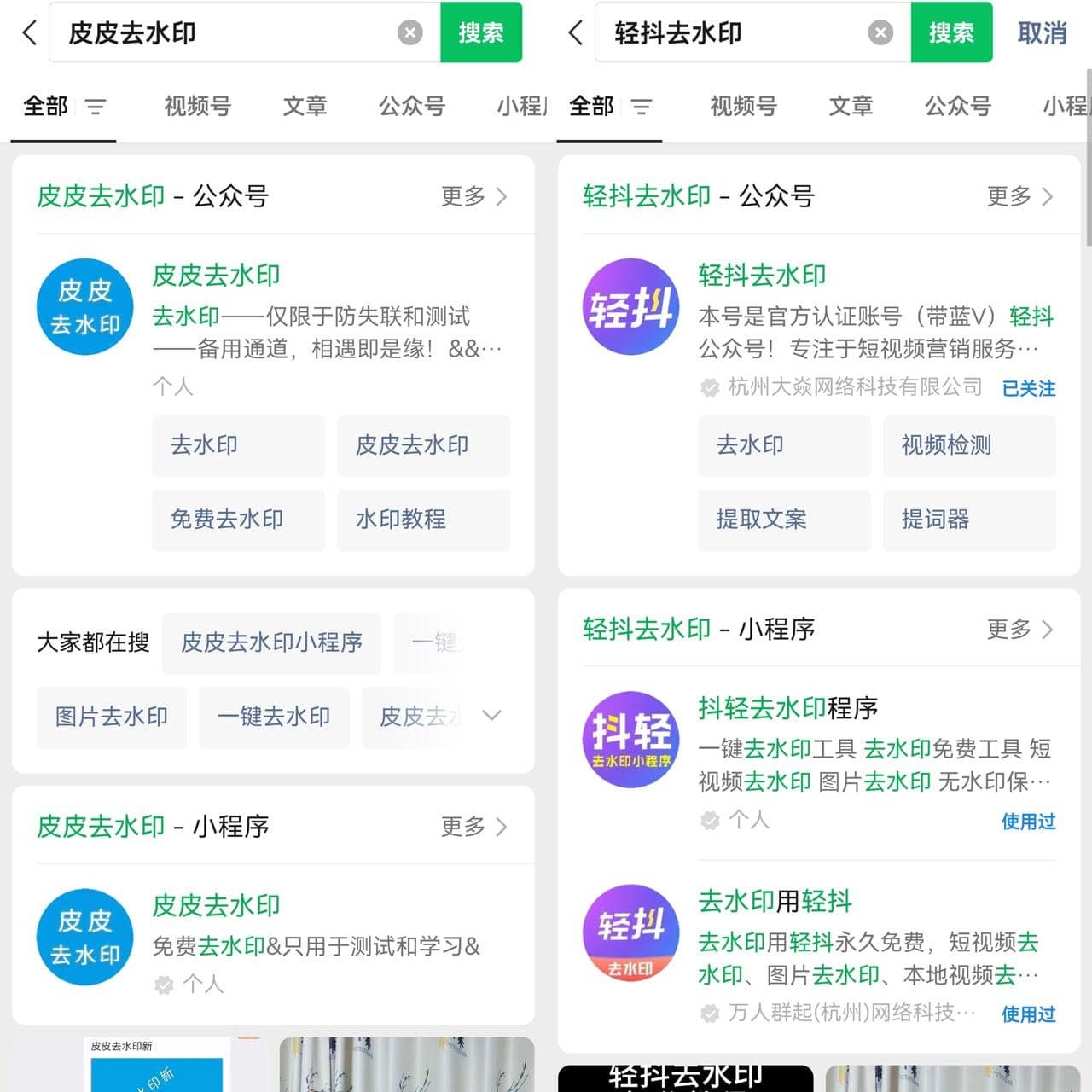 微信小程序去水印下载