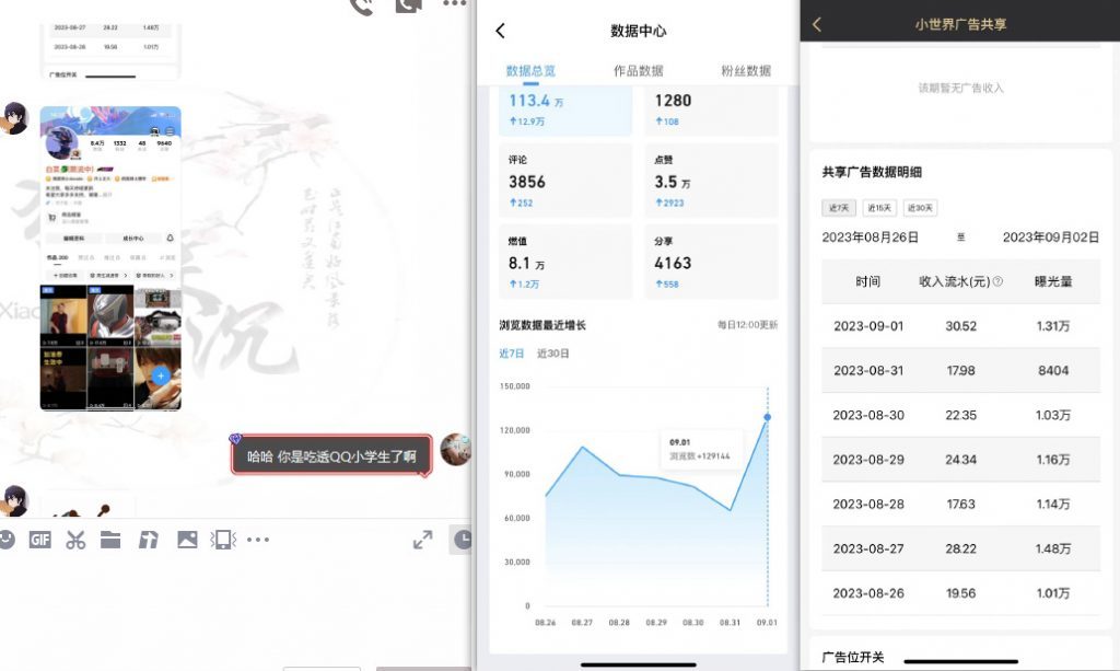 QQ小世界项目截图