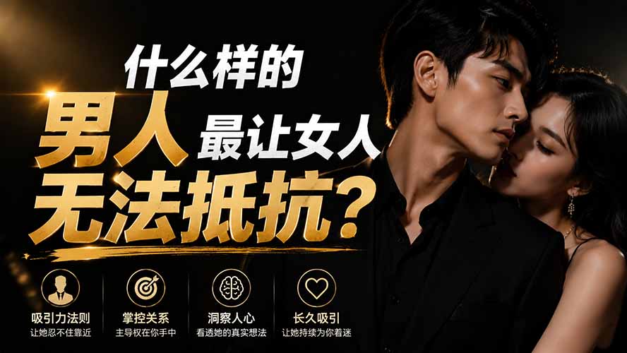 什么样的男人能让女人长期着迷，不是高颜值和年入百万，靠的是方法和手段 - 缩略图