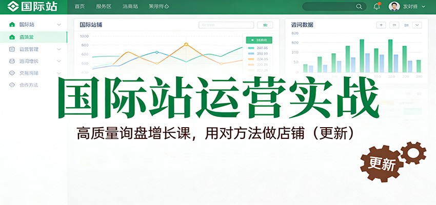 阿里国际站运营实战课，从搜索排名、选品到询盘转化和直通车全流程拆解 - 缩略图