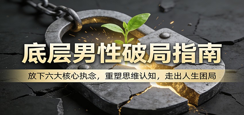 底层男性破局指南，放下最难察觉的6个执念，重塑思维认知走出困局 - 缩略图