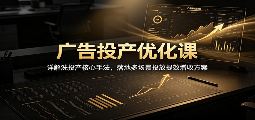 广告投放洗投产实操，信息流跨境多场景拆解，手把手教你拉高ROI - 缩略图