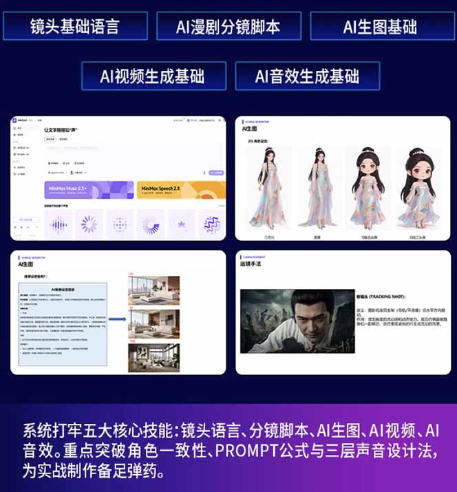AI漫剧工业化SOP实战课，巨日禄豆包即梦可灵Vidu剪映一套打通，从分镜到成片 - 缩略图
