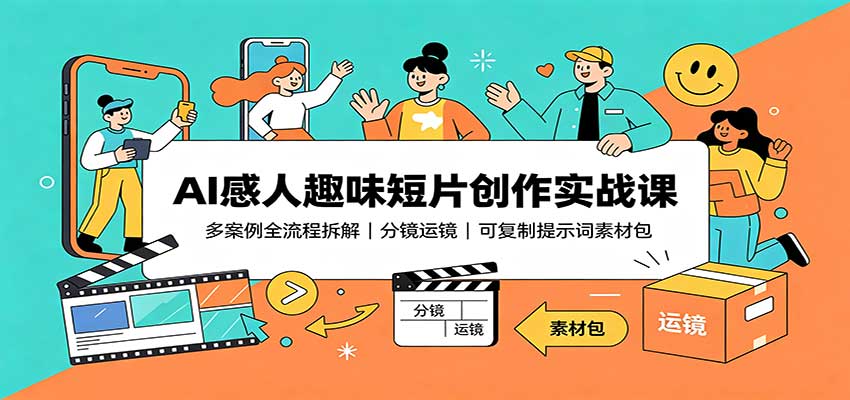 AI情感短片创作实战，外星人等3套爆款案例全流程拆解，分镜运镜与提示词可复用 - 缩略图