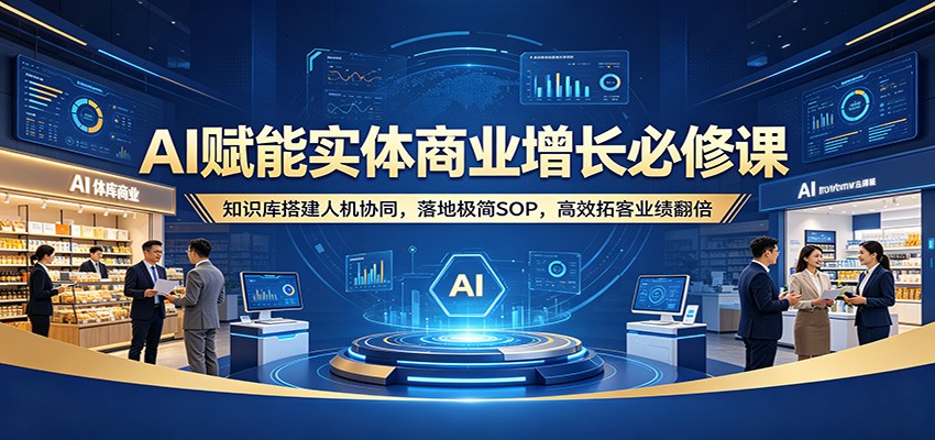 实体店AI落地，知识库搭建、人机协同与极简SOP，群响夜话会290期实操分享 - 缩略图