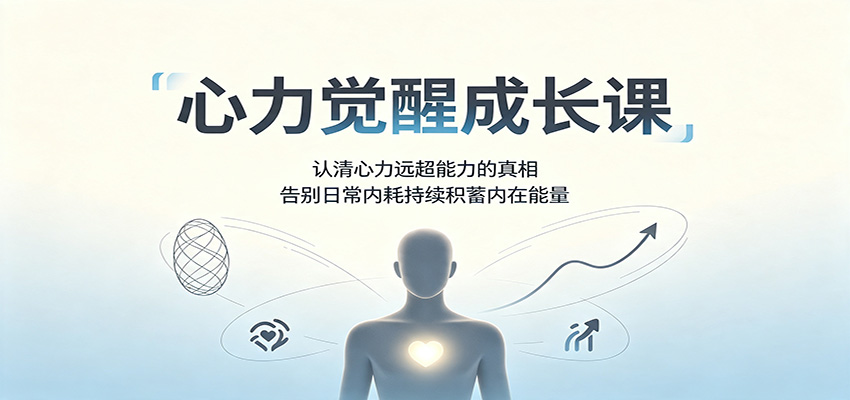 心力觉醒成长课，认清心力远超能力，告别内耗持续积蓄能量 - 缩略图
