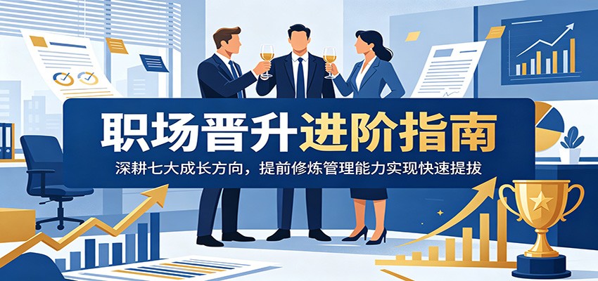 职场晋升进阶指南，立足本职岗位修炼七大领导力方向，不用调管理岗也能练统筹带队拿提拔机会 - 缩略图