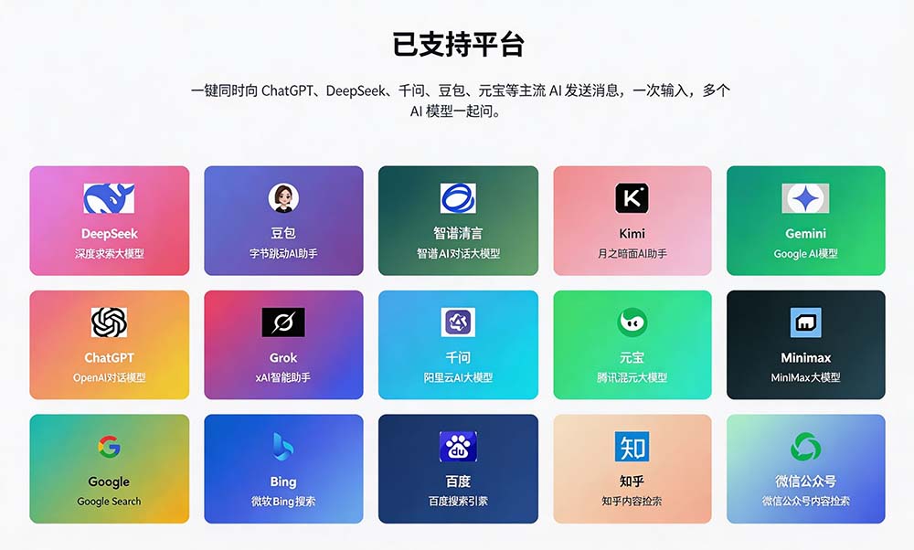 全提问扩展界面截图