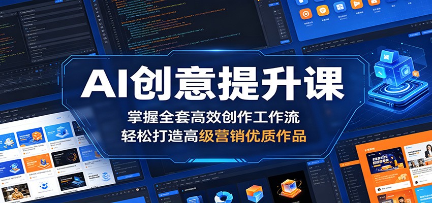 AI创意大师课，整套高效创作工作流，从构思到成品打磨做出 Campaign 级营销作品 - 缩略图