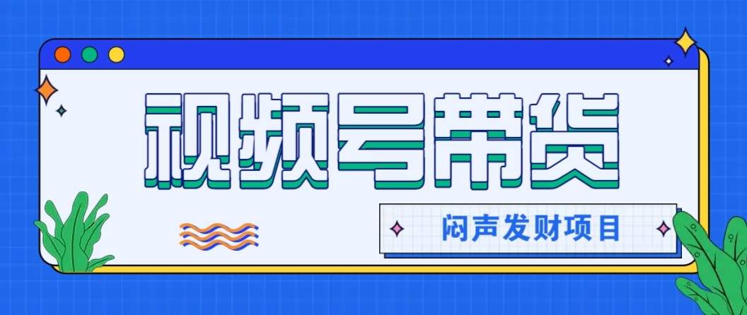 微信视频号带货项目怎么做，从注册选品到出单的完整思路，新手别急着看收益 - 缩略图