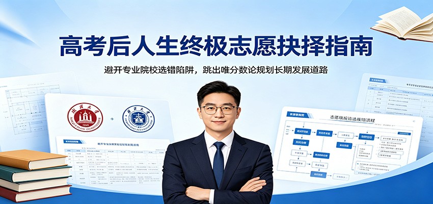 高考志愿填报规划课，跳出唯分数论，拆解专业筛选和院校匹配，避开选错赛道的坑 - 缩略图