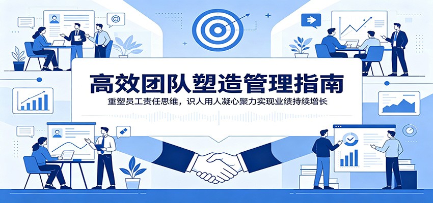 团队管理实操课，把员工变创客、用猴子管理法养责任心，从识人用人到业绩增长的落地方法 - 缩略图