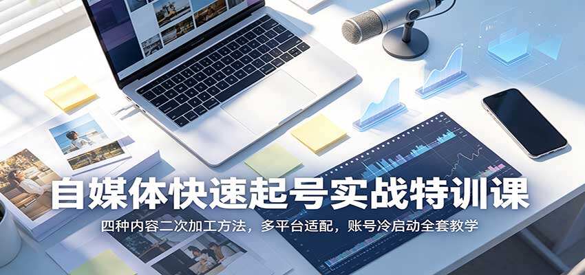 自媒体快速起号实操，四种视频二次加工方法，多平台冷启动与剪辑去重 - 缩略图
