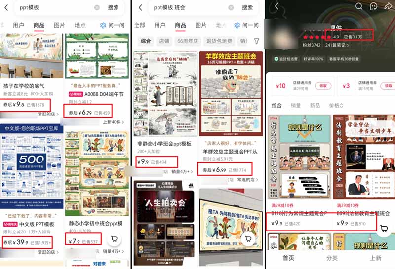 小红书虚拟项目用AI原创PPT模板，单品纯利3000+，有店铺开店234天7475单赚了7W - 插图 6