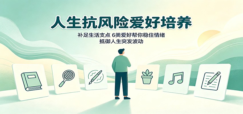 人生抗风险爱好培养，6类爱好搭建多支点，稳住情绪抵御突发变故 - 缩略图
