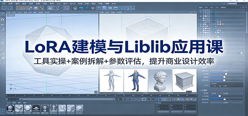 Liblib+LoRA实战课，数据集打标、训练实操到模型评估，落地电商与商业设计 - 缩略图