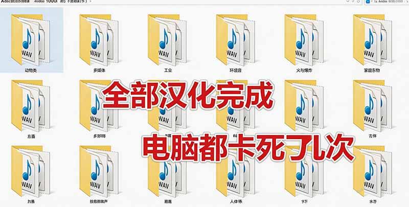 Adobe和达芬奇官方免版税音效库，1万+免费商用音效离线打包，附中文翻译 - 插图 5