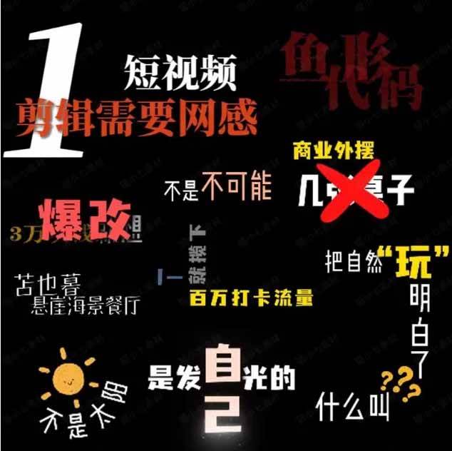 剪映高级预设字幕模板效果展示