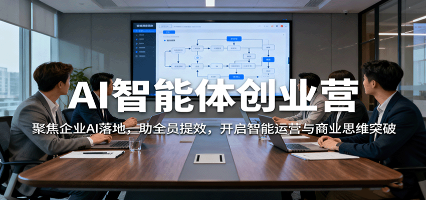 AI智能体实战创业营深圳三天两夜,企业业务流程AI落地,从智能体创建到变现的实操拆解 - 缩略图