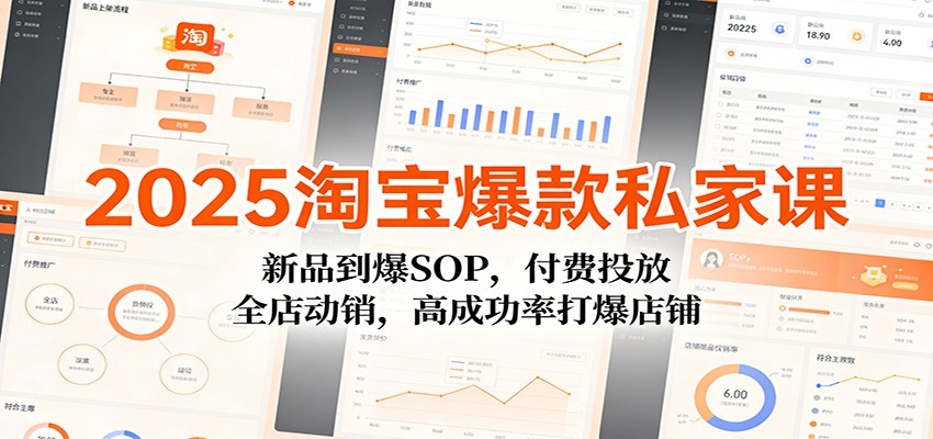 2025淘宝新品到爆7天SOP，付费投放、全店动销与高成功率爆款打法 - 缩略图