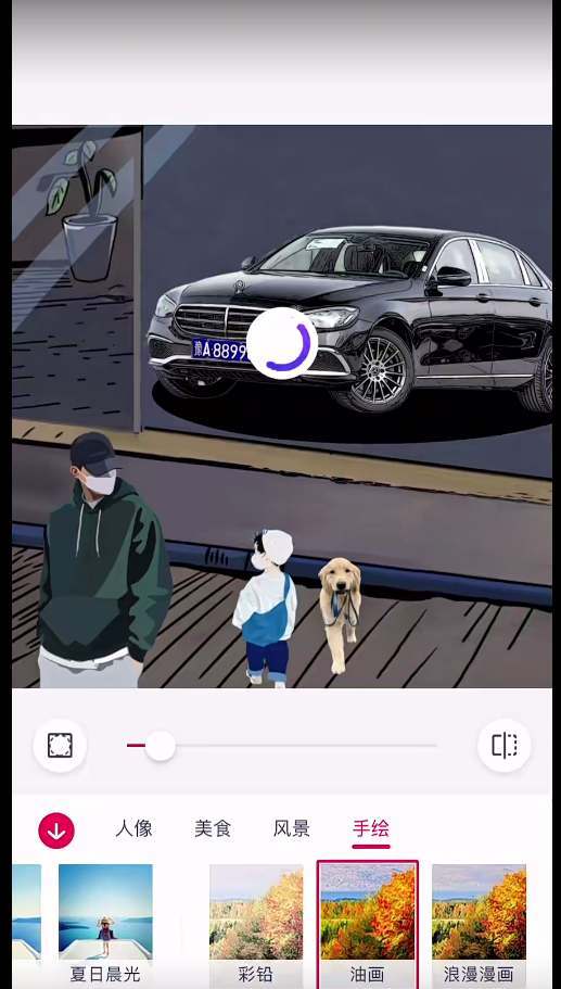 小红书上小男孩看车的成品图示例