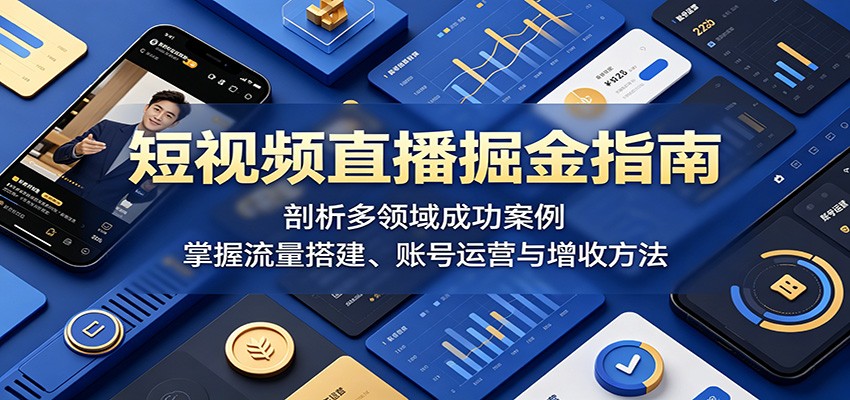 短视频直播获客案例拆解，从亿级投流到同城直播，电动车租赁、粮油批发等实体店做流量的打法与运营模板 - 缩略图