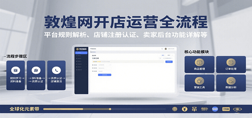 敦煌网开店运营全流程,工厂型卖家注册认证、选品装修和旺销王批量刊登 - 缩略图