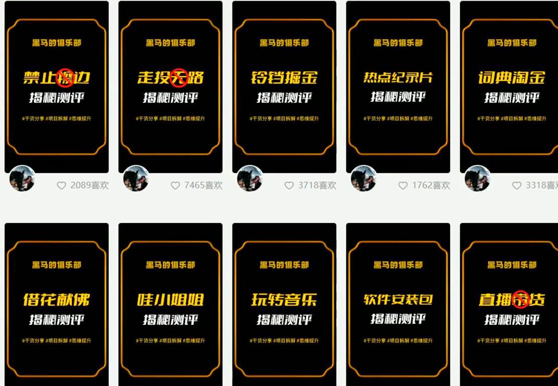 抖音快手项目拆解引流不封号玩法，把灰色项目换成绿色无风险的，单日引流100+创业粉 - 缩略图