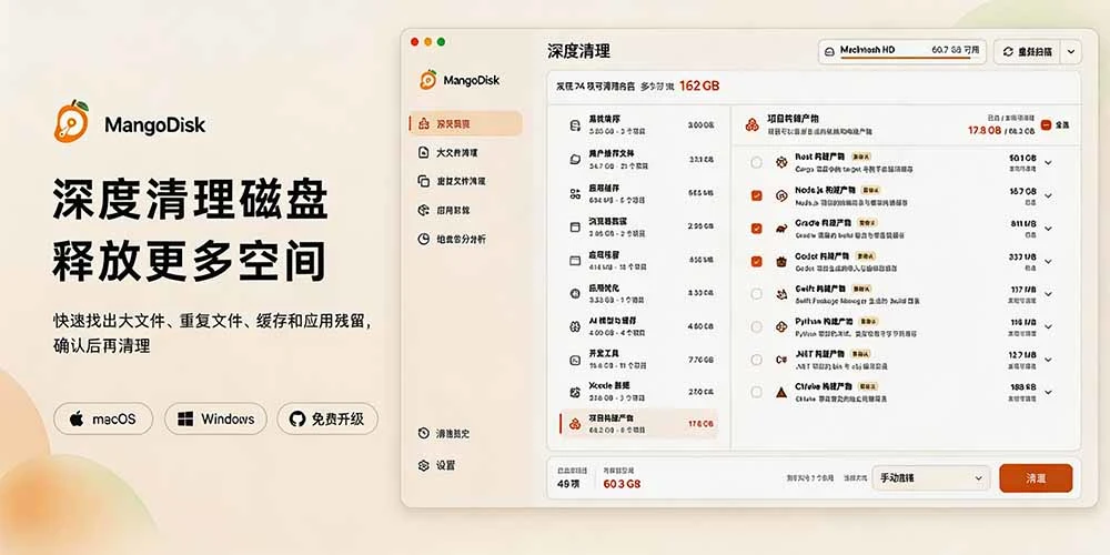 MangoDisk 界面截图