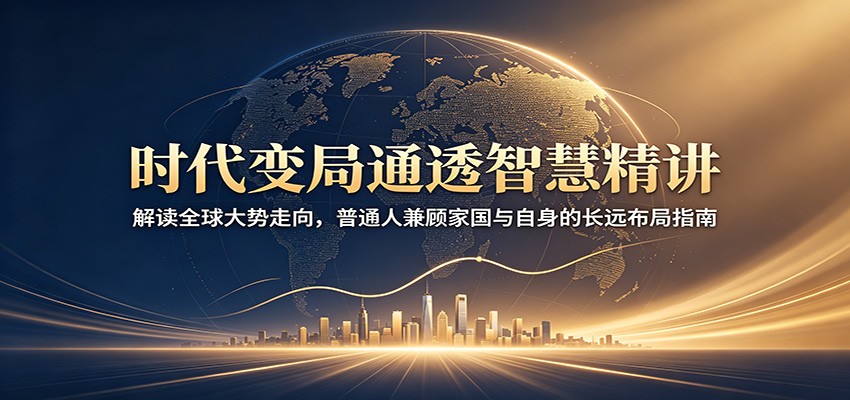 时代变局与全球大势解读，普通人兼顾家国和自身的长远布局思路 - 缩略图