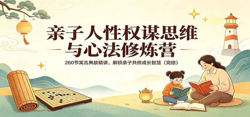 亲子人性权谋思维与心法修炼营，已完结260节寓言典故精讲，音频加文字稿适合亲子共修 - 缩略图