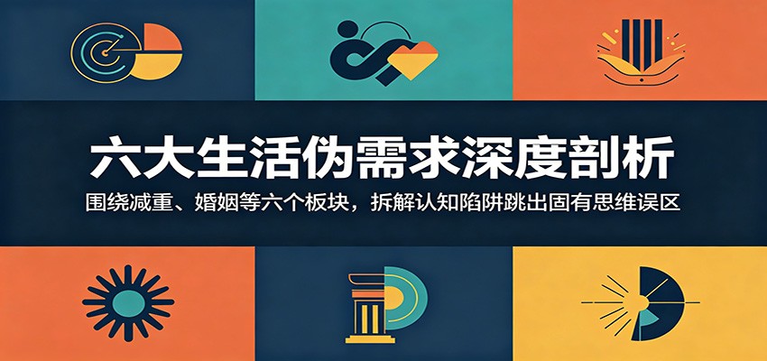 六大生活伪需求拆解，从减重婚恋到社交学习，分清真实需求，少些情绪内耗 - 缩略图