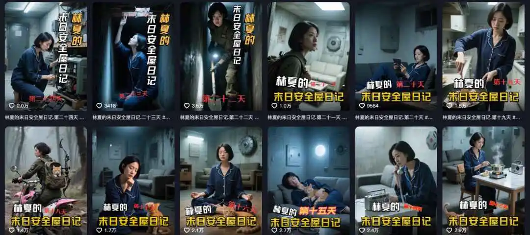 末日安全日记账号的作品数据