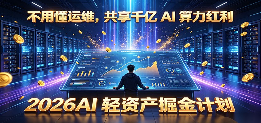 AI算力租赁轻资产入局，全链路托管不用懂运维，解决缺设备缺技术缺客户三大难题 - 缩略图