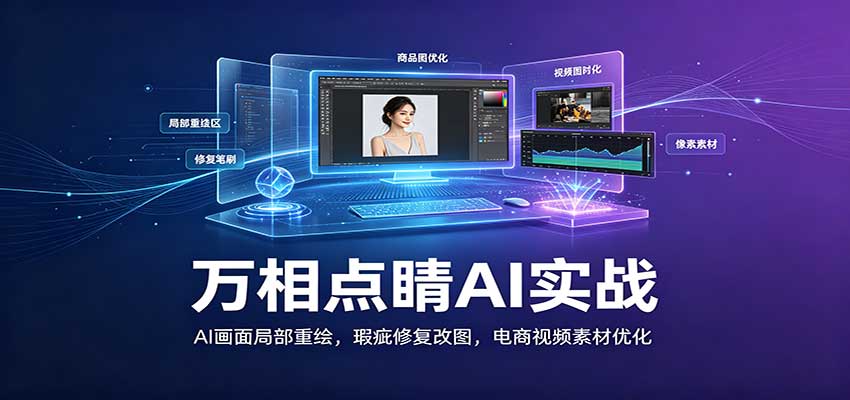 万相点睛AI局部重绘实操，商品瑕疵修复、元素替换和电商视频素材二次加工 - 缩略图