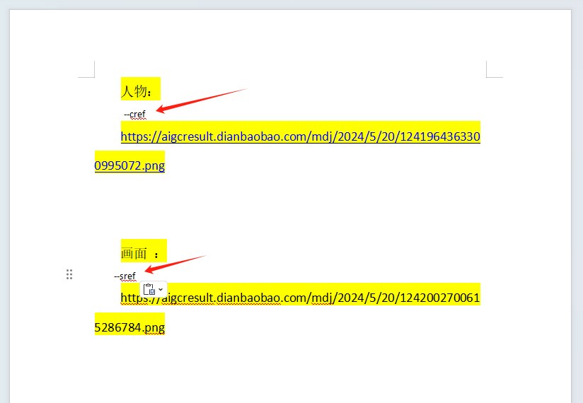 用 cref 和 sref 固定人物与画面风格