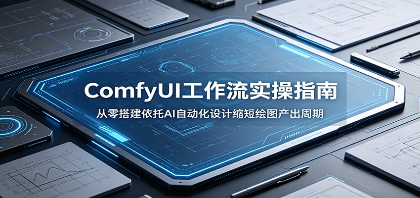 ComfyUI 零基础工作流搭建，节点逻辑到自动化批量出图，缩短绘图产出周期 - 缩略图