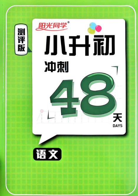2025小升初语数英《阳光同学冲刺48天》测评、辅导和真题卷答案 - 缩略图