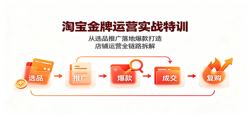 淘宝店铺运营实操课，从SEO标题到万相台无界推广和达摩盘人群投放全链路拆解 - 缩略图